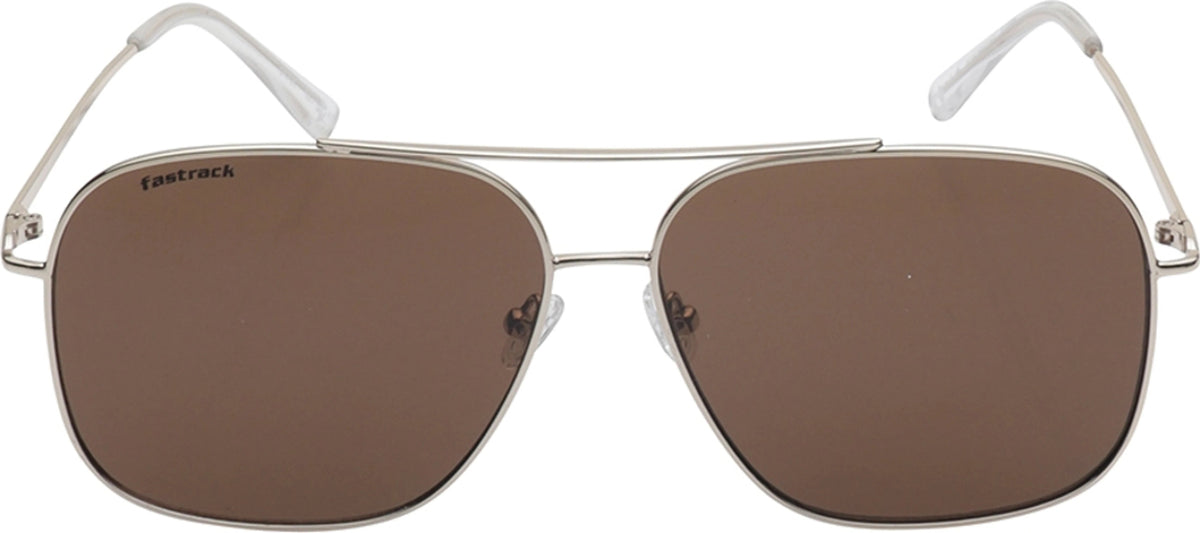 Fastrack Women's Navigator Sunglasses, Brown Lens, UV protected, M253BR15V