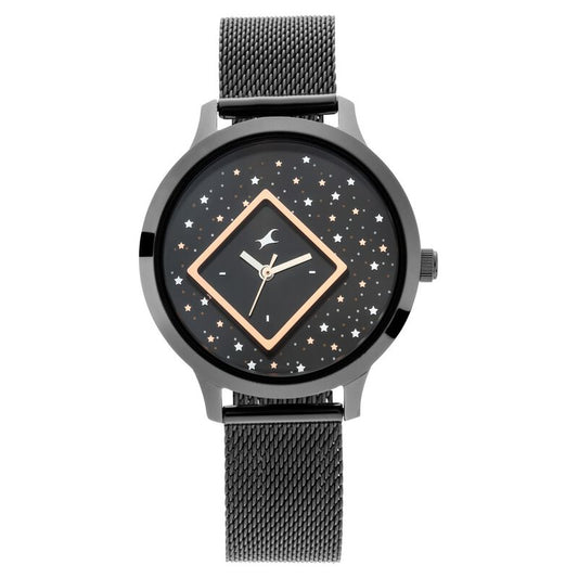 Fastrack, Men's, Analog Watch, Black Dial, with Stainless Steel Band, FA-6210NM03