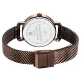 Fastrack Pulse Women's Watch Analog Brown Dial with Brown Mesh Band, 6221QM01