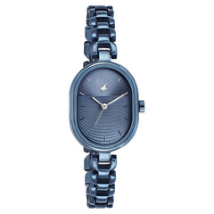 Fastrack, Women’s  Watch Analog, Blue Dial Blue Stainless Steel Band, 6258QM01