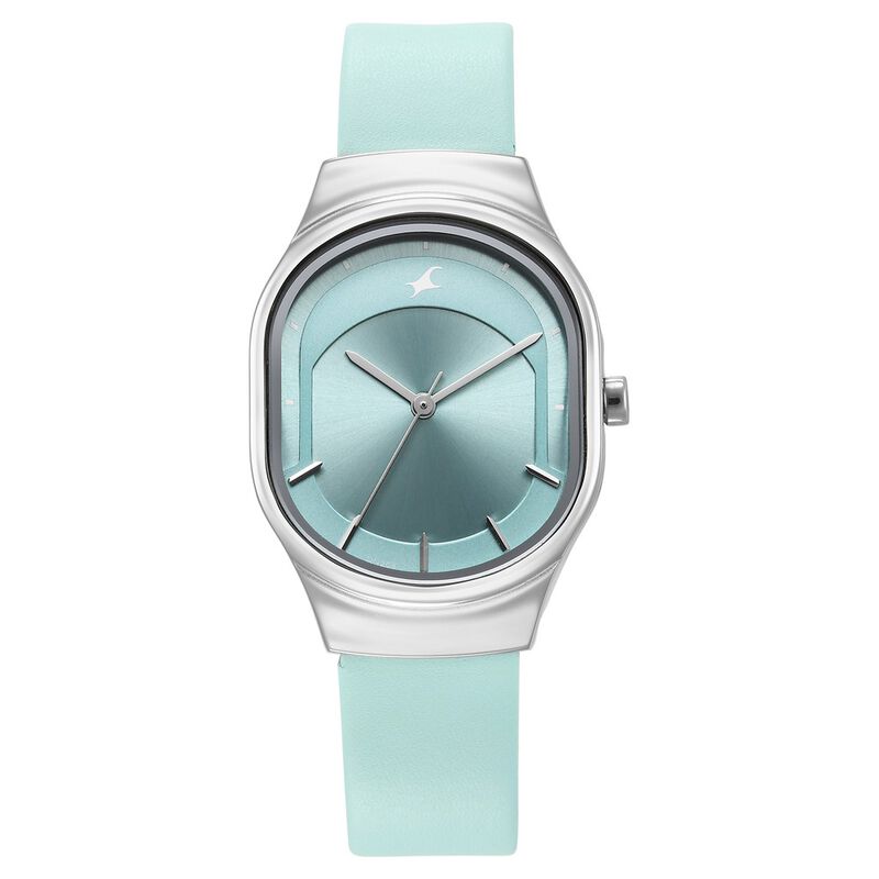 Fastrack, Women’s  Watch Analog, Blue Dial Blue Leather Strap , 6283SL01