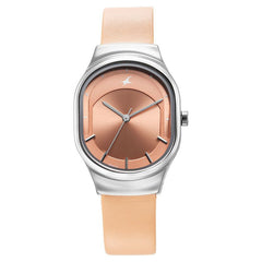 Fastrack, Women’s  Watch Analog, Pink Dial Pink Leather Strap , 6283SL02