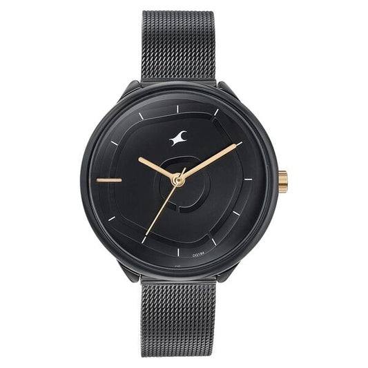 Fastrack, Men's, Analog Watch, Black Dial, with Stainless Steel Band, FA-6303KM01