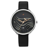 Fastrack, Unisex, Analog Watch, Black Dial, with Leather Band, FA-6316SL01