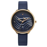 Fastrack, Unisex, Analog Watch, Blue Dial, with Leather Band, FA-6316WL01