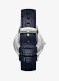 Lee Cooper Men's Analog Watch with Dark Blue Dial and Dark Blue Leather Band, LC08379.399