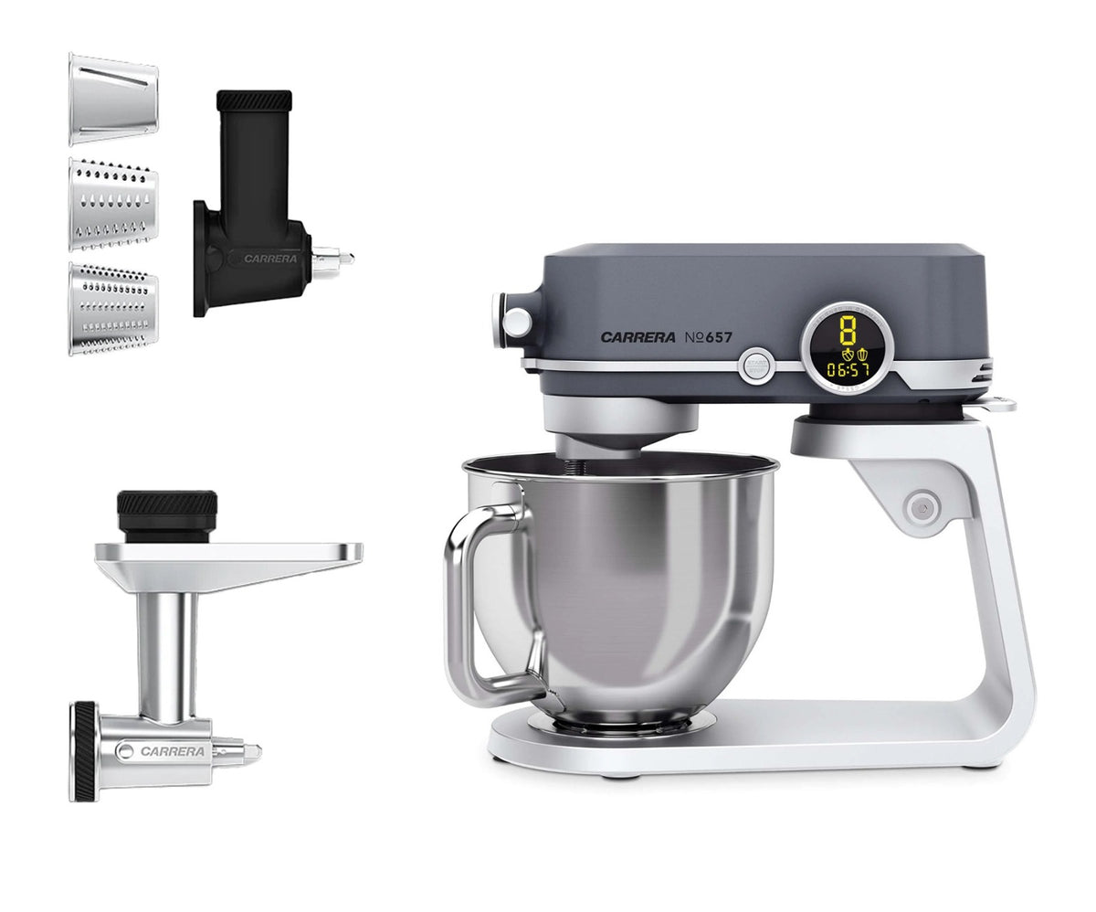 Carrera, Stand Mixer Set with Veg Grinder + Meat Mincer, NO657B