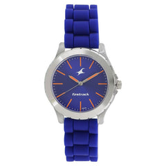 Fastrack, Women’s  Watch Analog, Blue Dial Blue Silicone Strap , 68009PP07