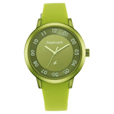 Fastrack, Women's  Watch Analog, Green Dial Green Silicone Strap , 68025AP04