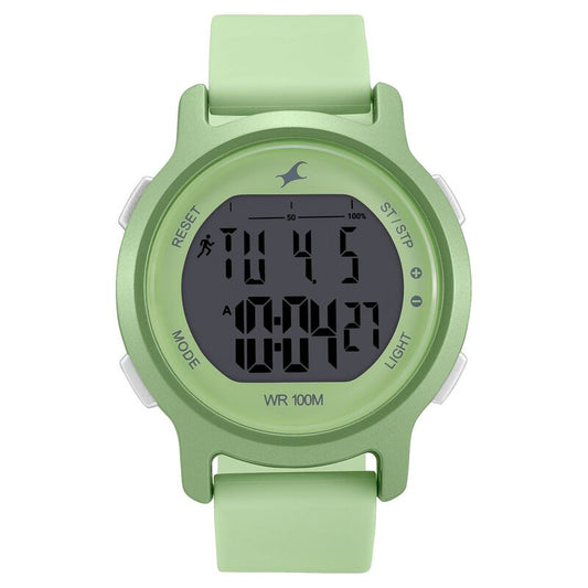 Fastrack, Men's, Analog Watch, Green Dial, with Silicone Band, FA-68027PP01
