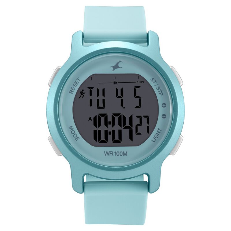 Fastrack, Women’s  Watch Analog, Blue Dial Blue Silicone Strap , 68027PP03