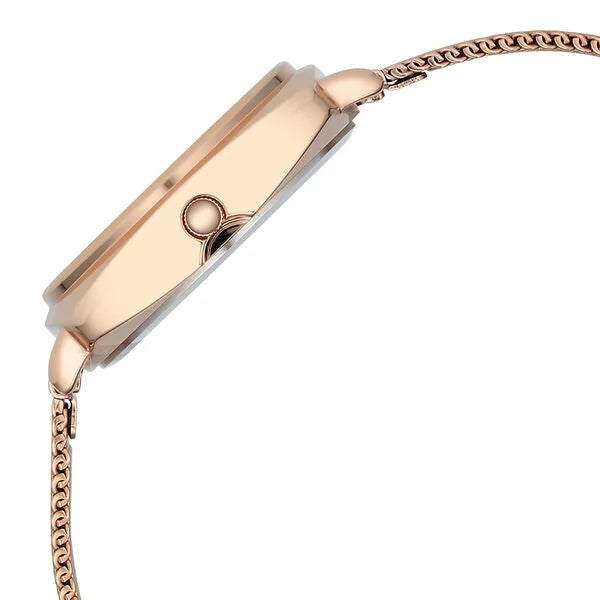 Fastrack Stunners Quartz Analog Women's Watch With Rose Gold Dial and Stainless Steel Strap,68043WM01