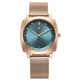 Fastrack Stunners Quartz Analog Women's Watch With Blue Dial and Stainless Steel Strap,68043WM02