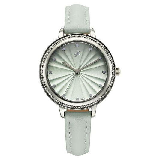 Fastrack, Men's, Analog Watch, Green Dial, with Leather Band, FA-68048SL01