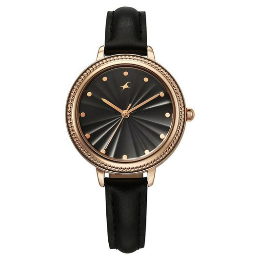 Fastrack, Men's, Analog Watch, Black Dial, with Leather Band, FA-68048WL01