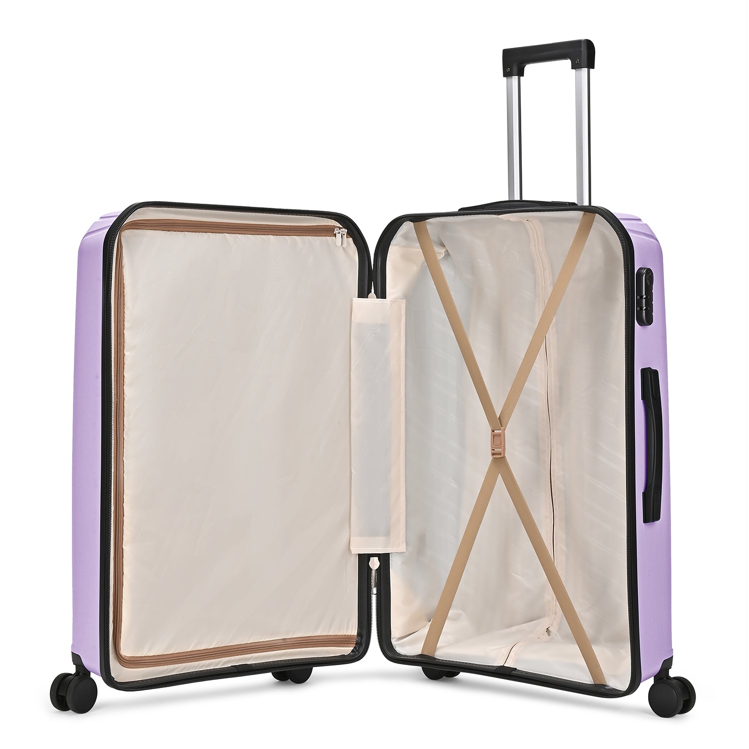 VIP Trekk 75cm Hard Case Trolley 360° Light Purple, TREKK75PL