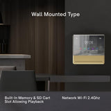 Commax Fine View 7" Handsfree Smart Wall Pad with Memory Record and Smarphone Connectable, Gold, CDV-70QT-G