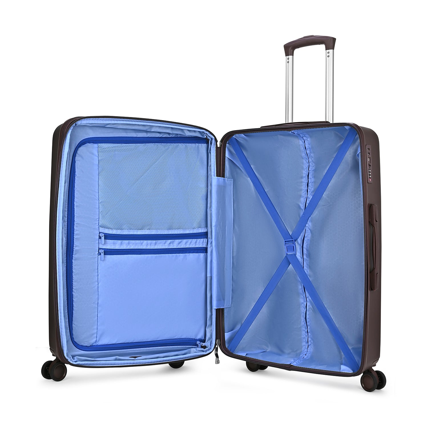 Carlton Zulu 58cm Hard Case Trolley - Coffee, ZULU58CFE