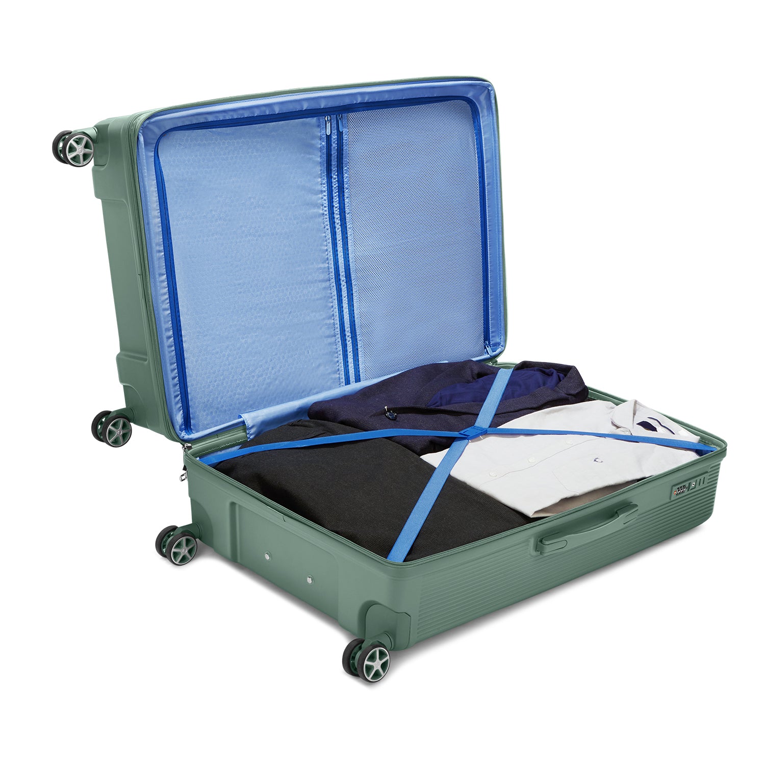 Carlton Boston 72cm Hard Case Trolley - Green, BOSTON72GRN
