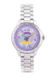 Casio, Women's Watch Fashion Collection Analog, Purple Dial Silver Stainless Band, LTP-E129D-6ADF product image