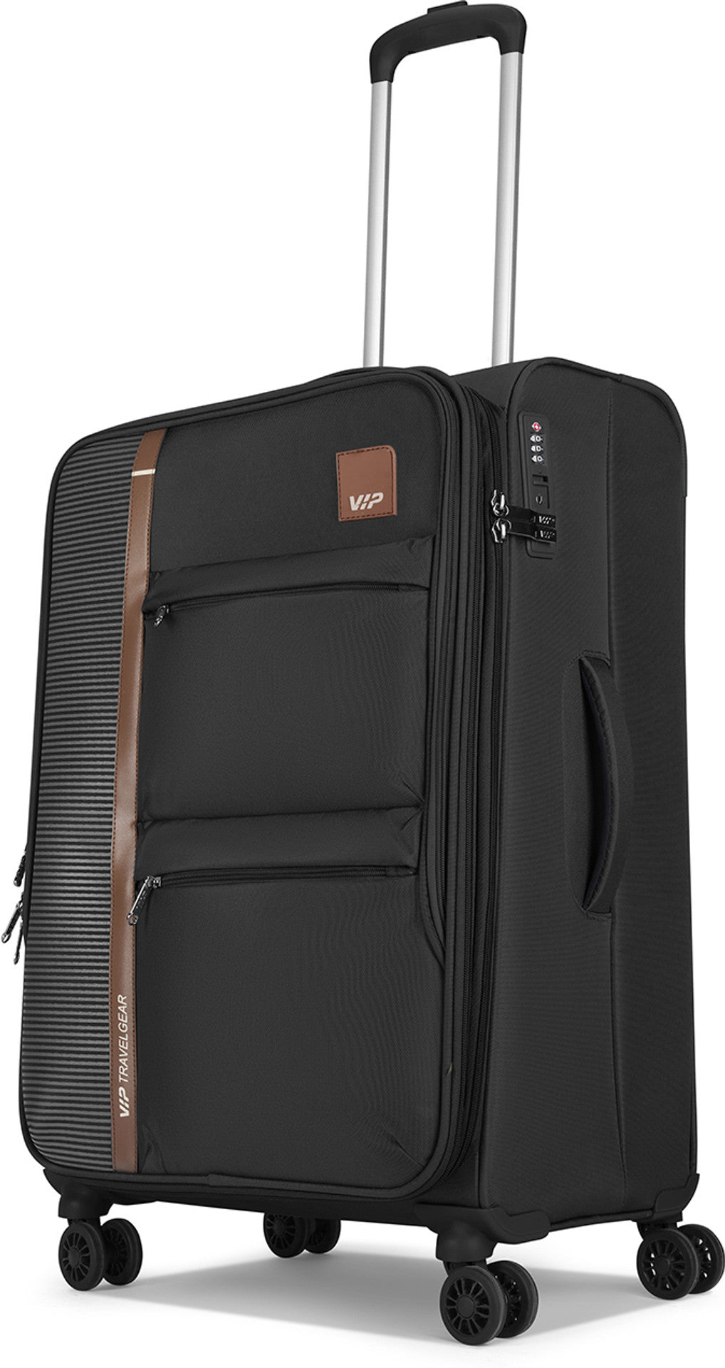 VIP 59cm, Soft Case Trolley, Black, GRANDE59BLK Soft shell luggage