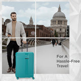 Carlton Vault 82cm 8 Wheel Hard Top Trolley-Green, VAULT82TGN