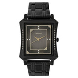 Sonata Men's Watch Analog Black Dial With Black Stainless Steel Band, 7106NM01