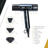 Wahl Professional Vanquish Corded Hair Dryer Black 3 Speed-Settings, Auto-Clean, 1600 watts, 4321-0370