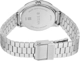 Titan Women Analog Watch Mother of Pearl Dial with Silver Stainless Steel Band, 2649SM06