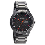 Sonata Men's Watch Analog Black Dial With Black Stainless Steel Band, 7137AM02