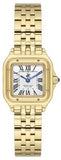 Beverly Hills Polo Club Women's Analog Watch, Silver Dial  With Golden Stainless Steel Band, BP3600C.130