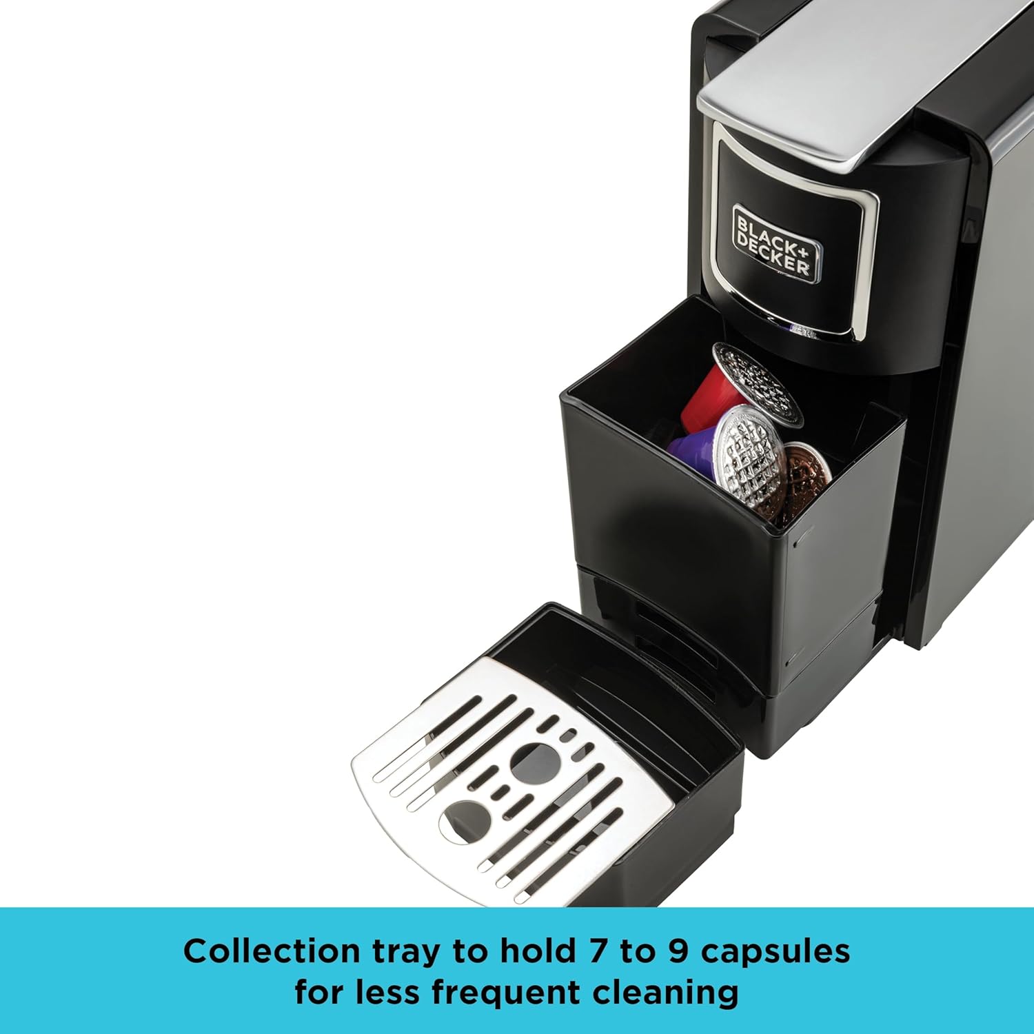 Black & Decker Capsule Coffee Machine, 1140W, CCM100