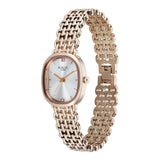 Titan Raga Spotlight Women's Quartz Analog Watch, Silver Dial, Gold Metal Strap, TI-95430WM01