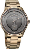 Titan Quartet Men's Watch Analog Brown Dial With Brown Stainless Steel Band, 1890QM01