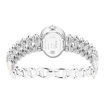 Titan Raga Women's Watch Analog Mother Of Pearl Dial with Stainless Steel Band, 95219VM01