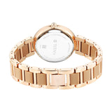 Titan Acetate Women's Multifunction Watch Analog Mother Of Pearl Dial with Two-Toned Band, 95187KD03