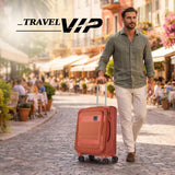 VIP Triumph 57cm, 8 Wheel Soft Case Trolley - Rust, TRIUMPH57RST