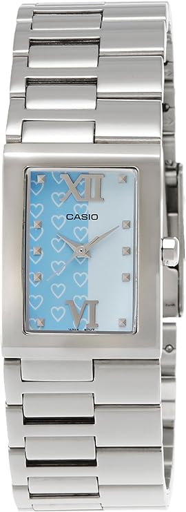 Casio, Womenâ€™s Watch Analog, Blue Dial Black Leather Band, LTP-1316D-2ADF