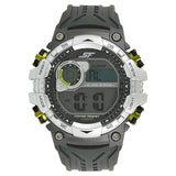 Sonata Men's Digital Watch With Black Plastic Strap, 77077PP03