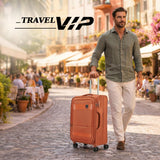 VIP Triumph 69cm, 8 Wheel Soft Case Trolley - Rust, TRIUMPH69RST