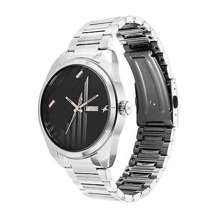 Fastrack, Men's, Analog Watch, Black Dial, with Stainless Steel Band, FA-3313SM01