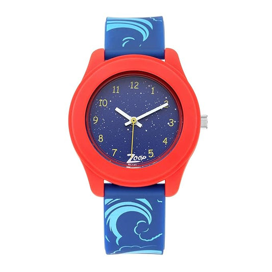 Zoop, Kids, Analog, Watch, Blue Dial, Polyurethane Strap, 26019PP04