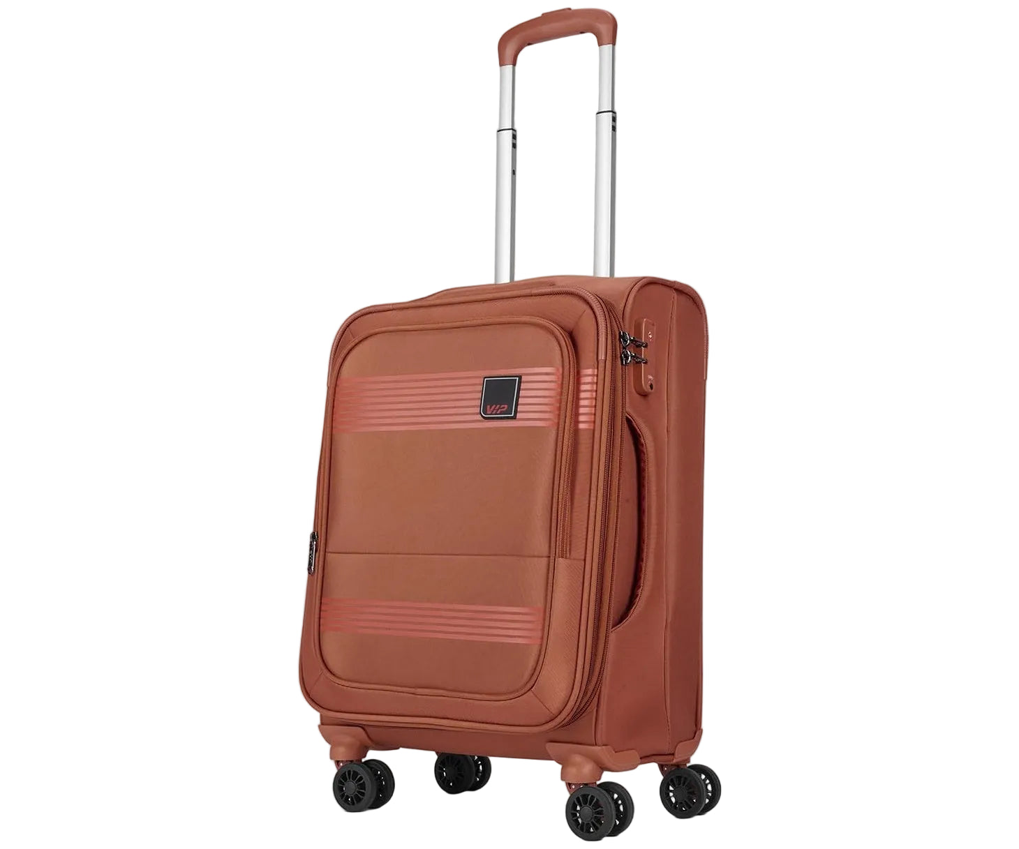 VIP 57cm, 8 Wheel Soft Case Trolley, Rust, TRIUMPH57RST Soft shell luggage