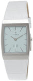 Titan Women' Edge Watch Analog Green Dial With White Leather Strap, 2514SL02