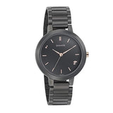 Sonata Women's Watch Analog Black Dial With Black Stainless Steel Band, 8141KM03