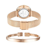 Titan Raga Women's Watch Analog Mother of Pearl Dial with Rose Gold Stainless Steel Band, 95253WM02