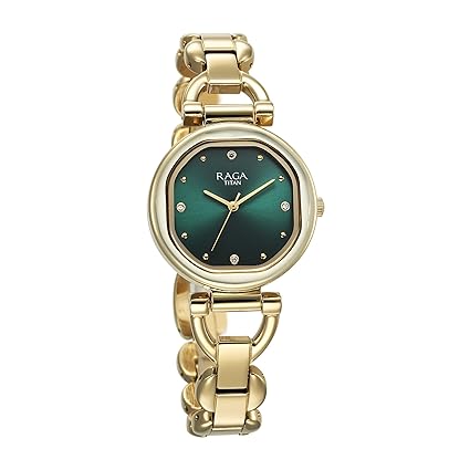 Titan, Men's, Analog Watch, Gold Dial, with Stainless Steel Band, TI-95301YM01