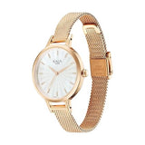 Titan Raga Power Pearls Women's Watch Analog Mother Of Pearl Dial With Rose Gold Mesh Band , 2666WM01