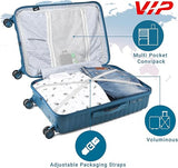 VIP Quest Plus 66cm, 8 Wheel Hardcase Trolley Cross, Teal, QUESTPLUS66TL