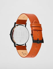 Titan Men's Edge Watch Analog, Black Dial With Brown Leather Strap, 1595NL03